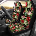 Tropical Hawaiian Car Seat Covers - Universal Fit Auto Protection 2pc Set - Image 2
