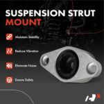 Hyundai Elantra 07-12 Rear Strut Mounts Assembly Suspension Kit 2pc - Image 2