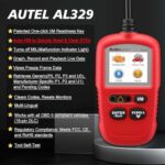 Autel AL329 OBD2 Scanner: Professional Engine Diagnostic Tool for All Vehicles - Image 2