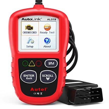 Autel Professional OBD2 Scanner AL319 Code Reader, Enhanced Check and Reset Engine Fault Code, Live Data, Freeze Frame, CAN Car Diagnostic Scan Tools for All OBDII Vehicles After 1996, 2025 Upgraded