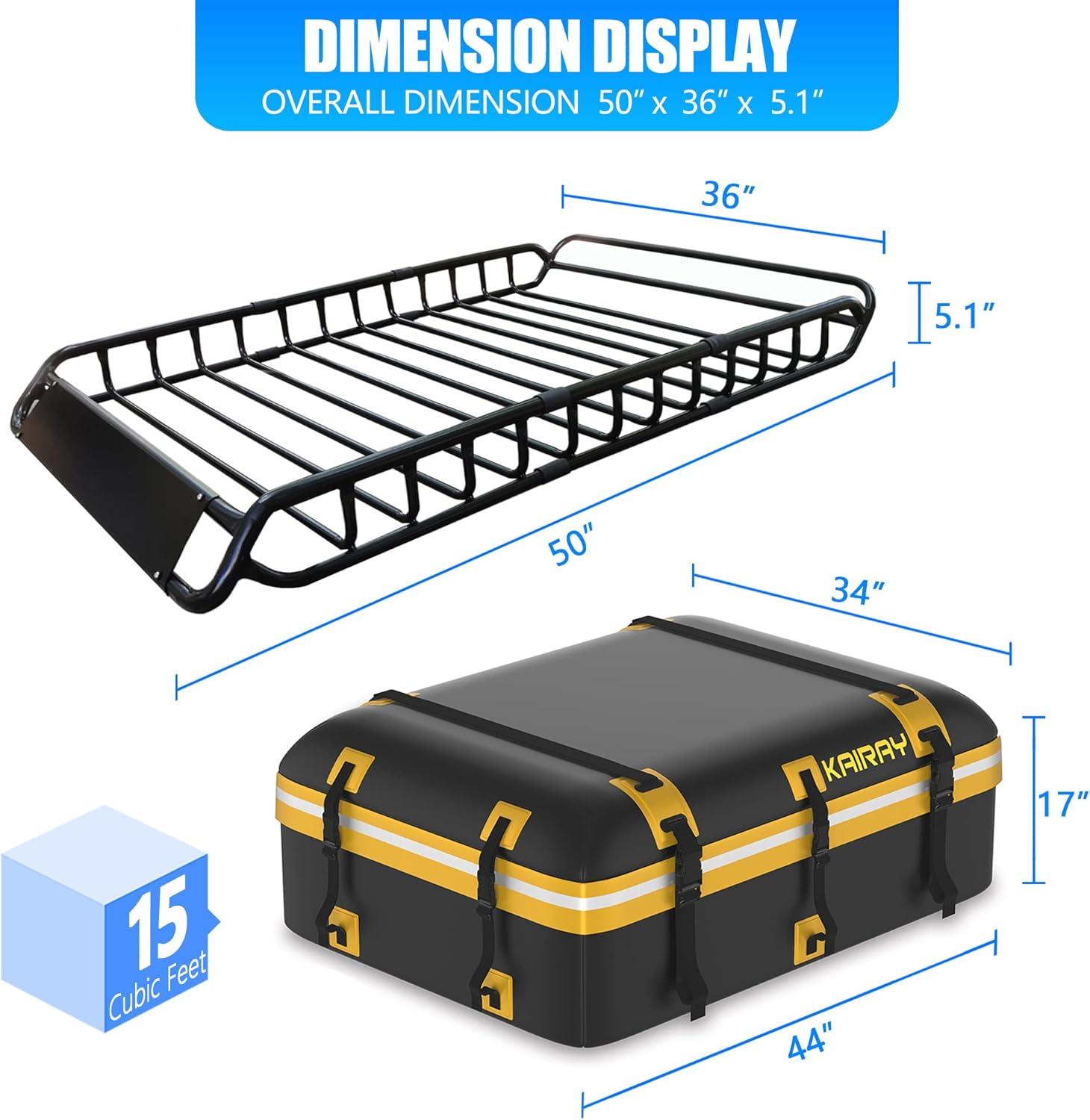Our​ Take⁢ on⁤ KAIRAY's ⁢Spacious Roof Rack Cargo System