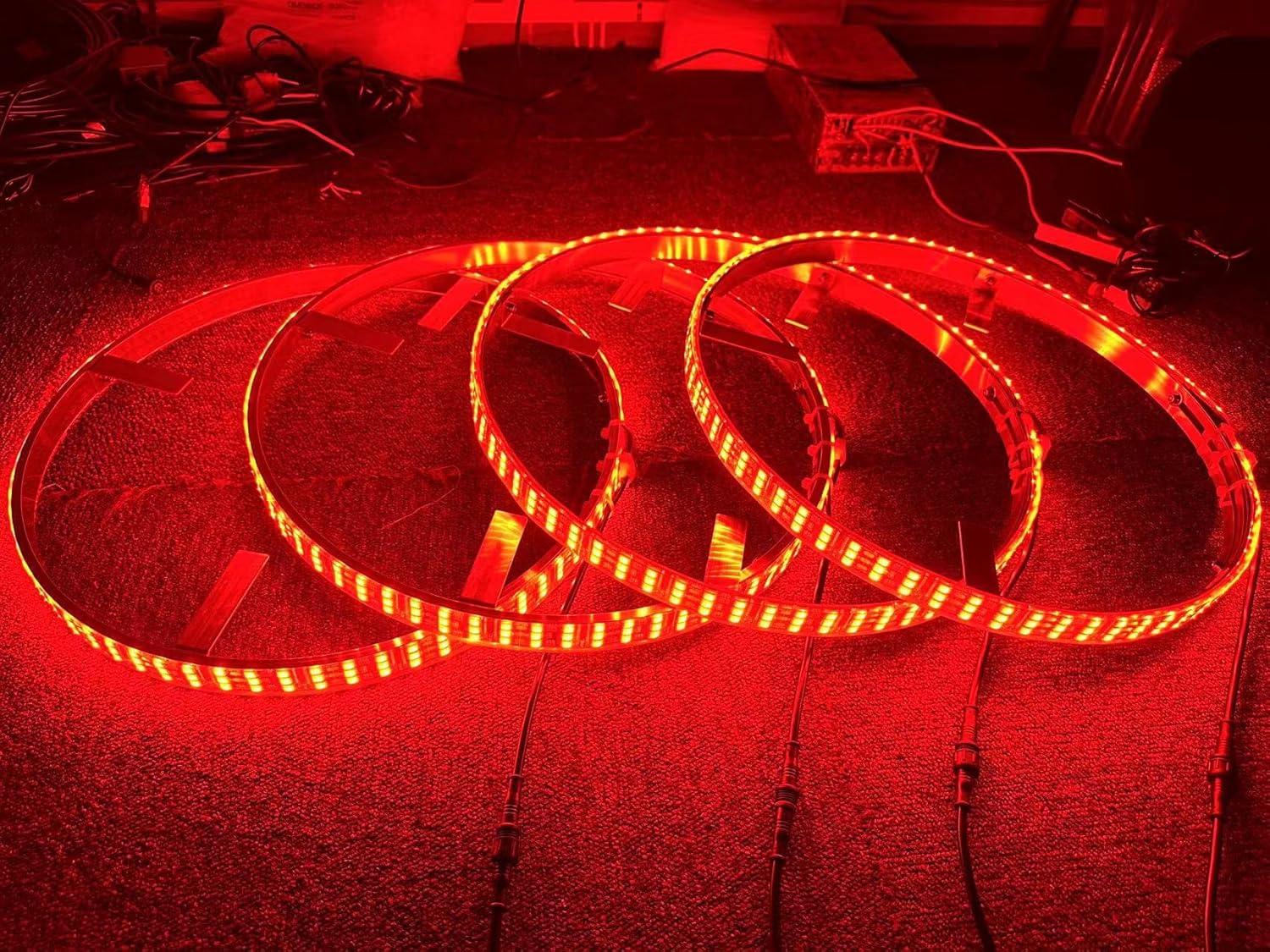 let's Light Up Our Rides with Sando Tech's RGB Wheel Rings!