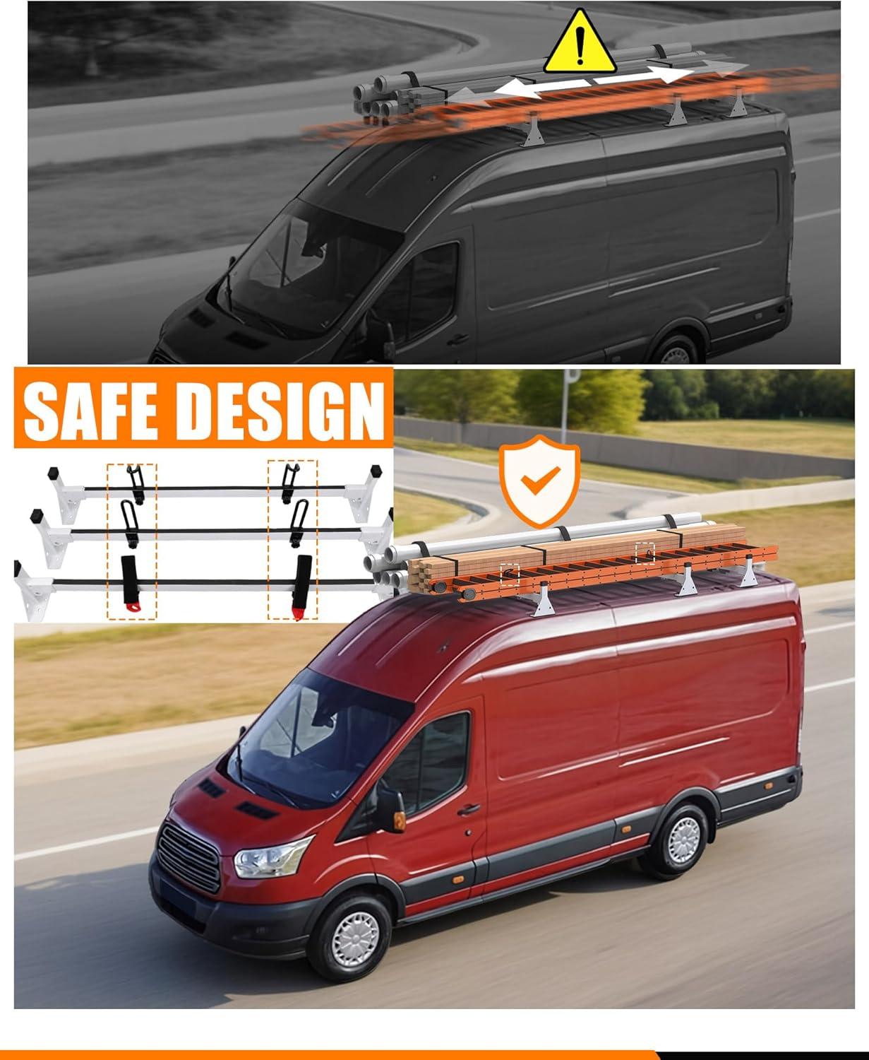 We Tested​ the MELIPRON ford Transit Ladder Rack: A Contractor's Dream!