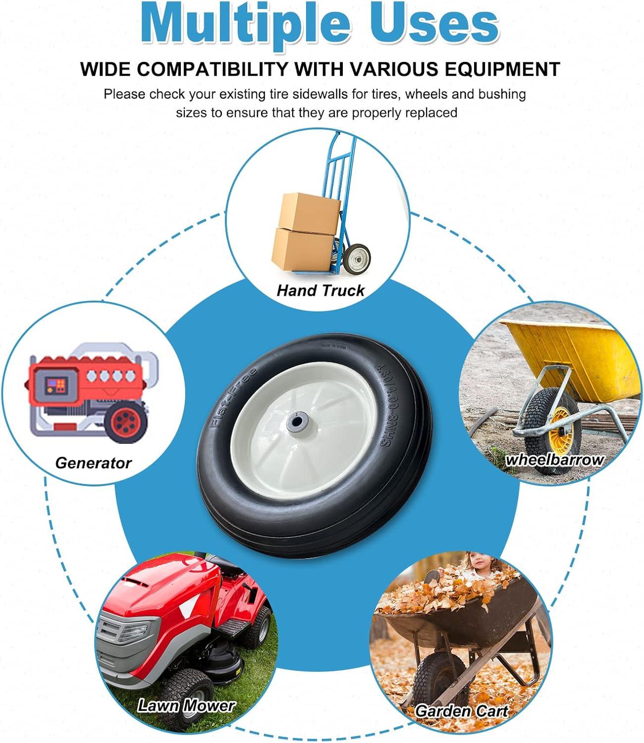 Upgrade Our Wheelbarrows with Flat Free Tires - Never ⁣Worry Again!