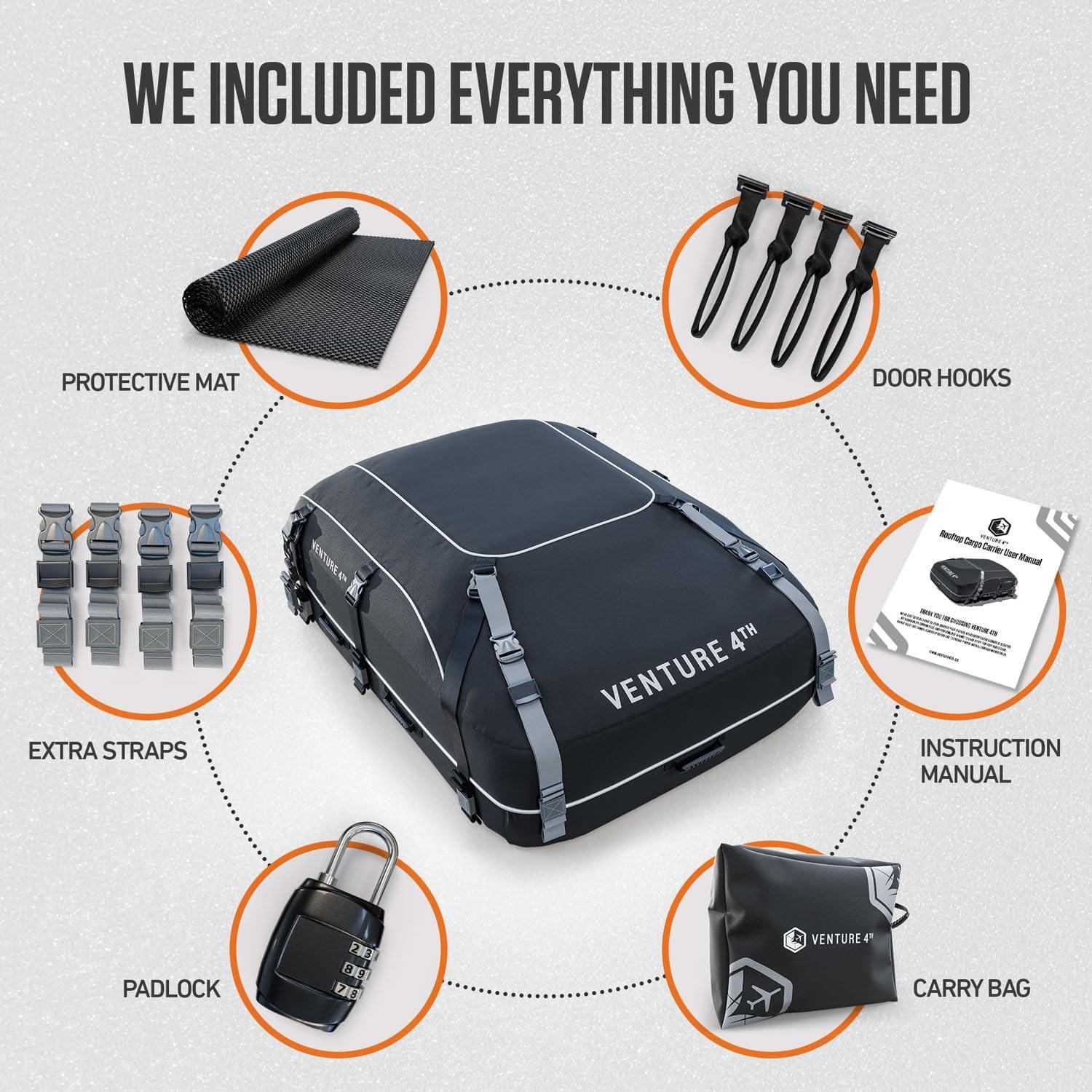 We​ Tested the VENTURE 4TH Rooftop‌ Cargo Carrier