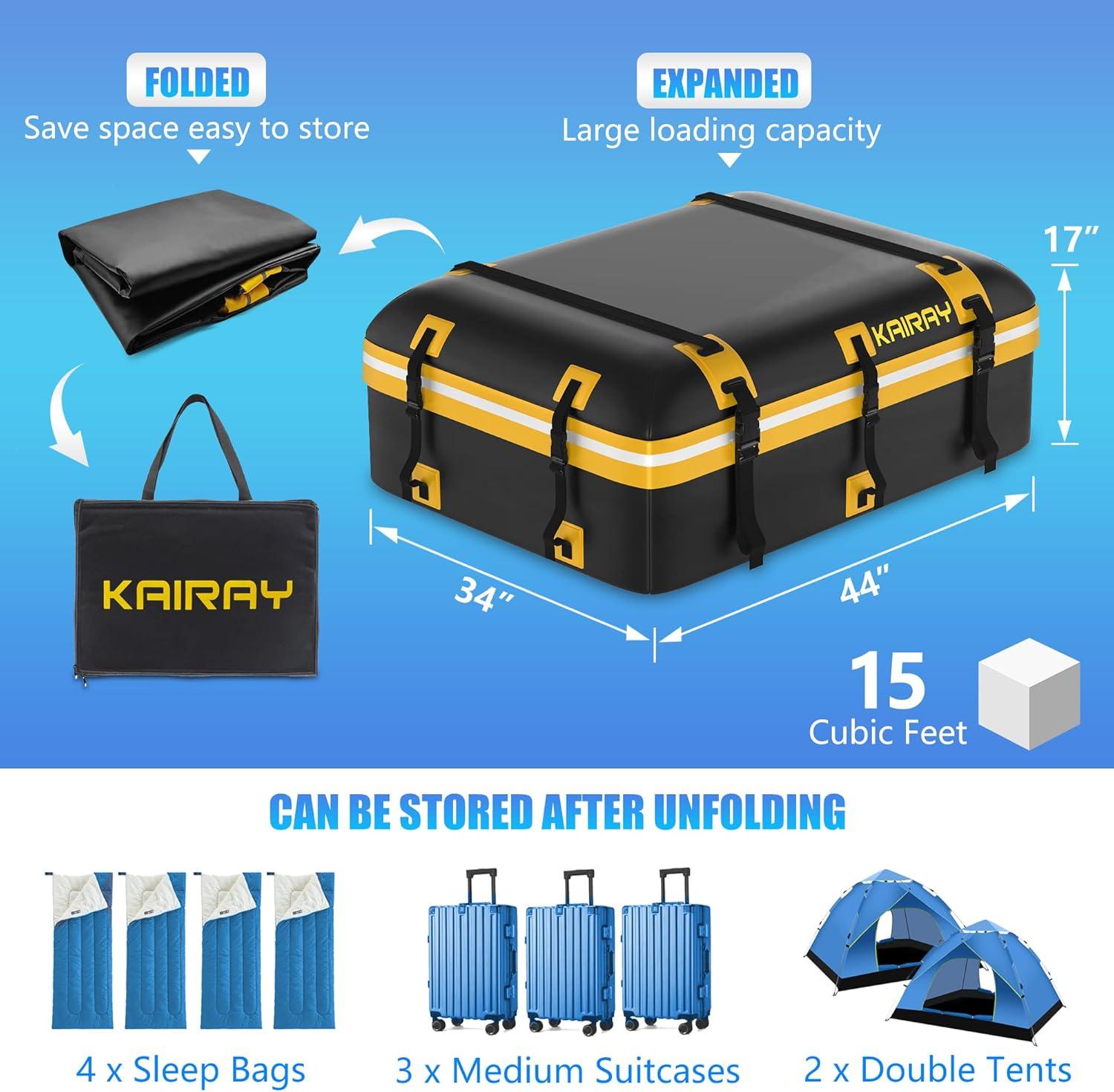Our Take‍ on KAIRAY's Spacious ⁣Roof Rack⁢ Cargo System