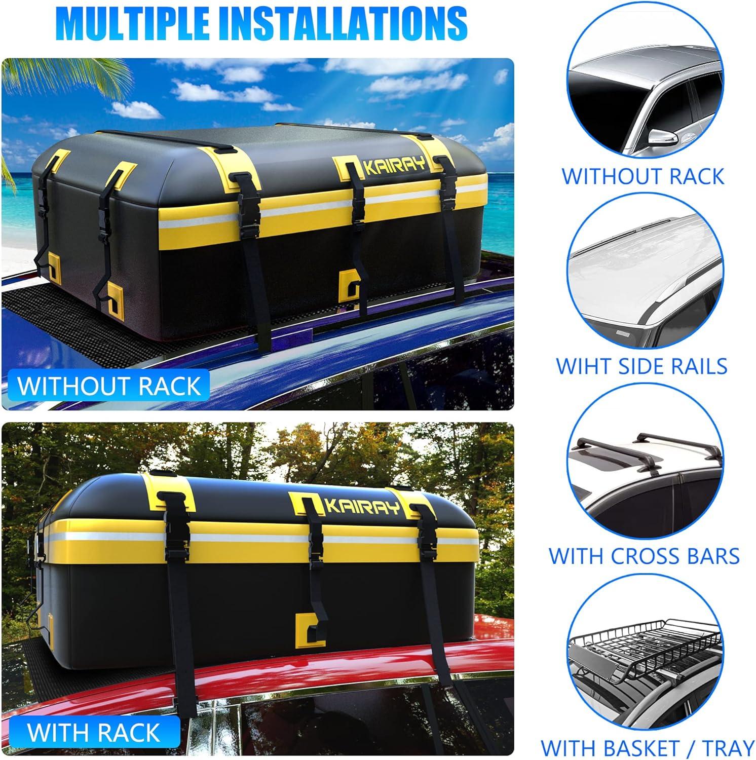 Our Take ‍on KAIRAY's Spacious roof Rack Cargo System