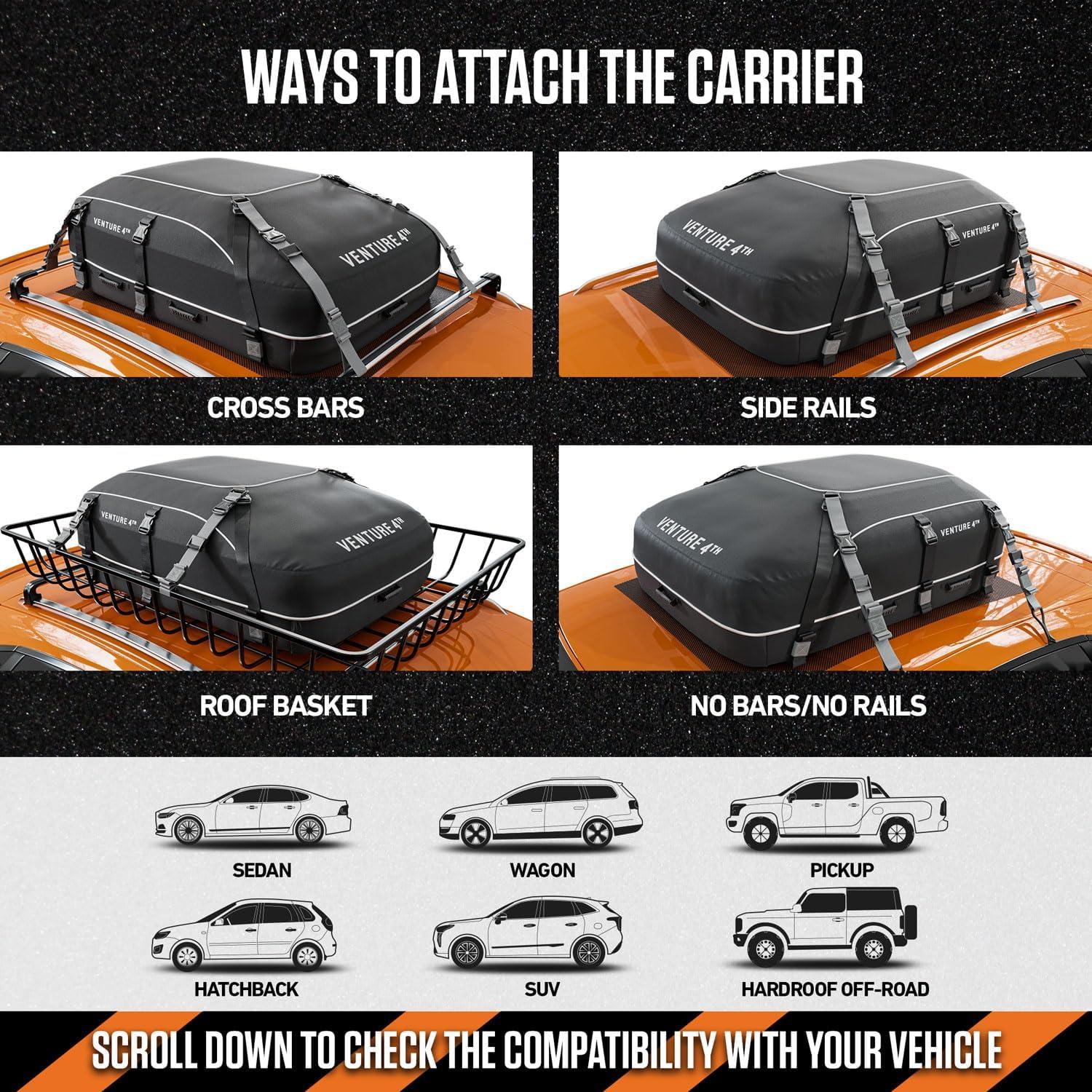 We Tested the VENTURE 4TH‌ Rooftop Cargo Carrier