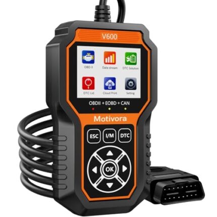 OBD2 Scanner Diagnostic Tool With DTC Solution Car Code Reader Reset Tool Check Engine Light Car CAN Diagnostic Scan Tool Read Clear Vehicle Fault Codes for All OBDII Protocol Cars Since 1996,Upgraded