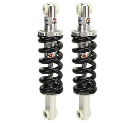 Pair of 220mm Metal Suspension Shock Absorber, High Strength 200mm Shock Struts Damper for to Dirt Bike ATV Go Kart with Vehicle Stability and Ride Comfort, Suitable for Dirt