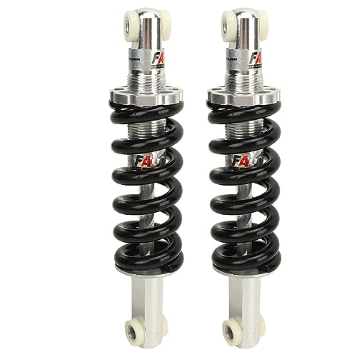 Pair of 220mm Metal Suspension Shock Absorber, High Strength 200mm Pair of 220mm Metal Suspension Shock Absorber, High Strength 200mm Shock Struts Damper for to Dirt Bike ATV Go Kart with Vehicle Stability and Ride Comfort, Suitable for Dirt