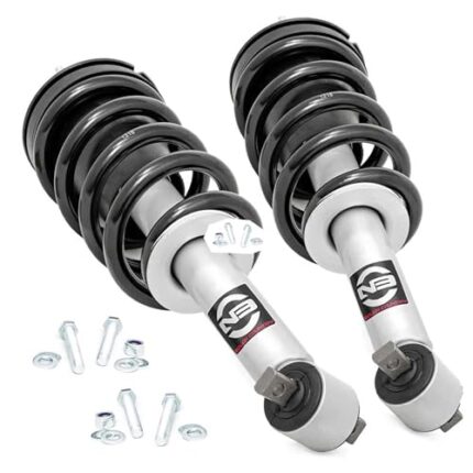 Rough Country 2" Leveling Kit with N3 Struts for Chevy Silverado & GMC Sierra 1500 (2019-2025) - Increase Ground Clearance, Front-to-Rear Leveling