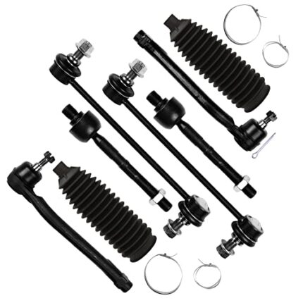 SCITOO 8pcs Front Suspension Kit Sway Bar Links Inner Outer Tie Rod Ends w/Steering Boots fit 2007-2012 for Hyundai Elantra 2010-2013 for Kia Forte 2010-2013 for Kia Forte Koup 2012 for Kia Forte5