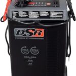 Schumacher Electric DSR Pro Series 6V / 12V Battery Charger & Engine Starter - Heavy Duty Wheeled Battery Charger - 275 Peak Amps - Easily Flash Reprogram a Battery - DSR122