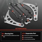 A-Premium 8pc Front Suspension Kit for BMW E46 Z4 Control Arm Tie Rod - Image 3