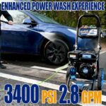 TOOLCY 3400 PSI Gas Pressure Washer 212cc Engine 50FT Hose 5 Nozzles - Image 3