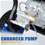 TOOLCY 3400 PSI Gas Pressure Washer 212cc Engine 50FT Hose 5 Nozzles - Image 4