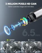 Anykit 360° Articulated Endoscope Camera 5" IPS Screen 3.28ft - Image 3
