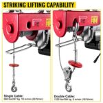 VEVOR 1320LBS Electric Hoist Lift 110V Wireless Remote Control Garage - Image 4