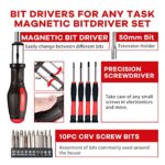 jar-owl 21V Brushless Cordless Drill Kit with 112pc Tool Set - Image 3