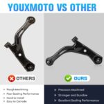 Front Lower Control Arms Suspension Kit 8pc Ford Escape Mazda Tribute 05-09 - Image 3