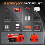 5-Ton 12V Electric Car Jack Kit w/ Impact Wrench & Tire Inflator - SUV Truck - Image 5