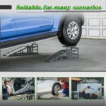 5T Hydraulic Car Ramps Low Profile 4-Level Lift 11000lbs 2Pack - Image 3