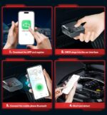 Wireless OBD2 Scanner Bluetooth Car Diagnostic Tool for iPhone Android - Image 2