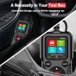 FlyroadUp OBD2 Scanner Battery Tester Engine Code Reader 1996+ - Image 4
