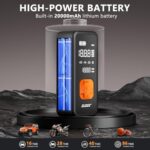 150PSI Portable Tire Inflator 4X Faster Car Air Compressor Pump LED - Image 3