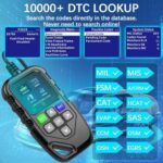 Professional OBD2 Scanner: Engine Diagnostic Tool for 1996+ Cars, Live Data Reader - Image 3