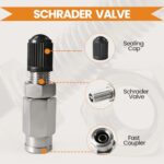 Premium Air Suspension Valve 1/4" Schrader Connector DOT Approved Semi Truck Fitting - Image 4