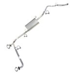 Northeastern Exhaust | Stainless Steel - Exhaust Front Pipe, Resonator, Muffler Exhaust System Compatible for Nissan Frontier 2007-2019 4.0L with 139.9" - Includes Clamps and Gaskets