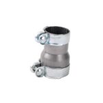 2.0 to 2.5 Inch Stainless Steel Exhaust Adapter, Exhaust Reducer Connector Pipe with Clamp for Many Car Types(2.0-2.5 inch)