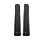 8PC 2.5" Aluminum Intercooler Piping Kit with Clamps Black - Image 3