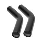8PC 2.5" Aluminum Intercooler Piping Kit with Clamps Black - Image 5
