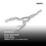 MBRP T409 3" Dual Rear Cat-Back Exhaust System for Performance Trucks - Image 3