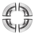 Acrux7 4 Pack 3 Inch 90 Degree Exhaust Pipe Elbow