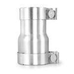 Peastorm 2.5 to 3 Inch Exhaust Adapter, 2.5" ID to 3" ID Exhaust Reducer Connector Pipe with Clamp