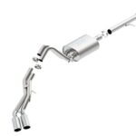 BORLA 140653 Cat-Back Performance Exhaust System for 2015-2020 Cadillac Escalade ESV/GMC Yukon Denali XL 6.2L V8 Automatic Transmission 2, 4 Wheel Drive 4 Door.
