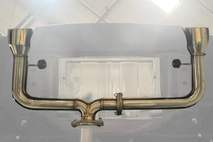 For 2022-Present Toyota GR86 Subaru BRZ Muffler Delete T-304 Stainless Steel Muffler Delete Axle Back Double Wall Dual Tips Exhaust Kit