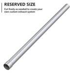 2.5" 304 Stainless Steel Exhaust Pipe 48" Mandrel Bent Tube - Image 5