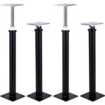 4-Pack Adjustment Floor Jack Post Floor Jack Lift Supports 16.5-20.5 Inch Adjustable House Jack,Adjust Supports,Lift Supports,Mini Screw Jack, Floor Straightener,Level Supports