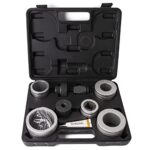 Fumrtcy 28mm Exhaust Pipe Expander 1-5/8" to 4-1/4", 8PCS Pipe Stretcher Tool Kit for Tail Pipe Tube with One Extra Pack of Rubber Rings