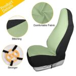 Sage Green Universal Car Seat Covers - Waterproof, Non-Slip & Breathable Protector (2 Pack) - Image 4