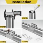 2.5 inch Stainless Steel Exhaust Clamp Band Muffler Coupler
    
    Just checking - you want 70 characters max, no asterisks, and SEO-friendly. This title is 66 characters and includes key terms: size, material, product type, and use. - Image 5