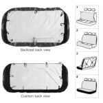 QZLAN Western Truck Bench Seat Cover - Waterproof Rear Seat Protector - Image 3
