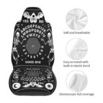 Gothic Skeleton Ouija Board Car Seat Covers - Universal Fit SUV Truck Van - Image 9