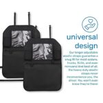 Enovoe Car Seat Kick Mats: Waterproof Protector with Storage & Tablet Holder - Image 6