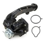 MITZONE Turbocharger Charge Air Pipe Joint with PCV Compatible with 2016-2021 Honda Civic 1.5L Turbo Replace 172705AAH00